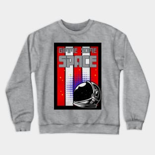 Gimme Some Space Astronaut Graphic Crewneck Sweatshirt